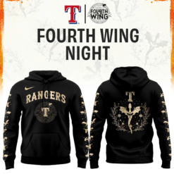 Texas Rangers Fourth Wings Night Hoodie