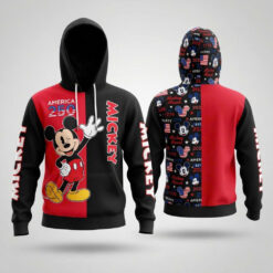 Celebrating America 250 Years Mickey Mouse 3D Hoodie, US