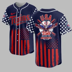 Minnesota Twins USA 250 Patriotic Jersey