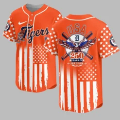 Detroit Tigers USA 250 Patriotic Jersey