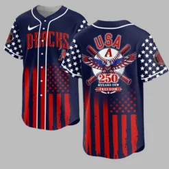 Arizona Diamondbacks USA 250 Patriotic Jersey