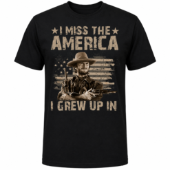 I Miss The America I Grew Up In – Clint Eastwood Vintage Tribute T-Shirt